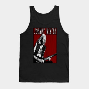 Retro Vintage Johnny Winter Tank Top